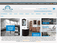 Tablet Screenshot of online-sanitair.com